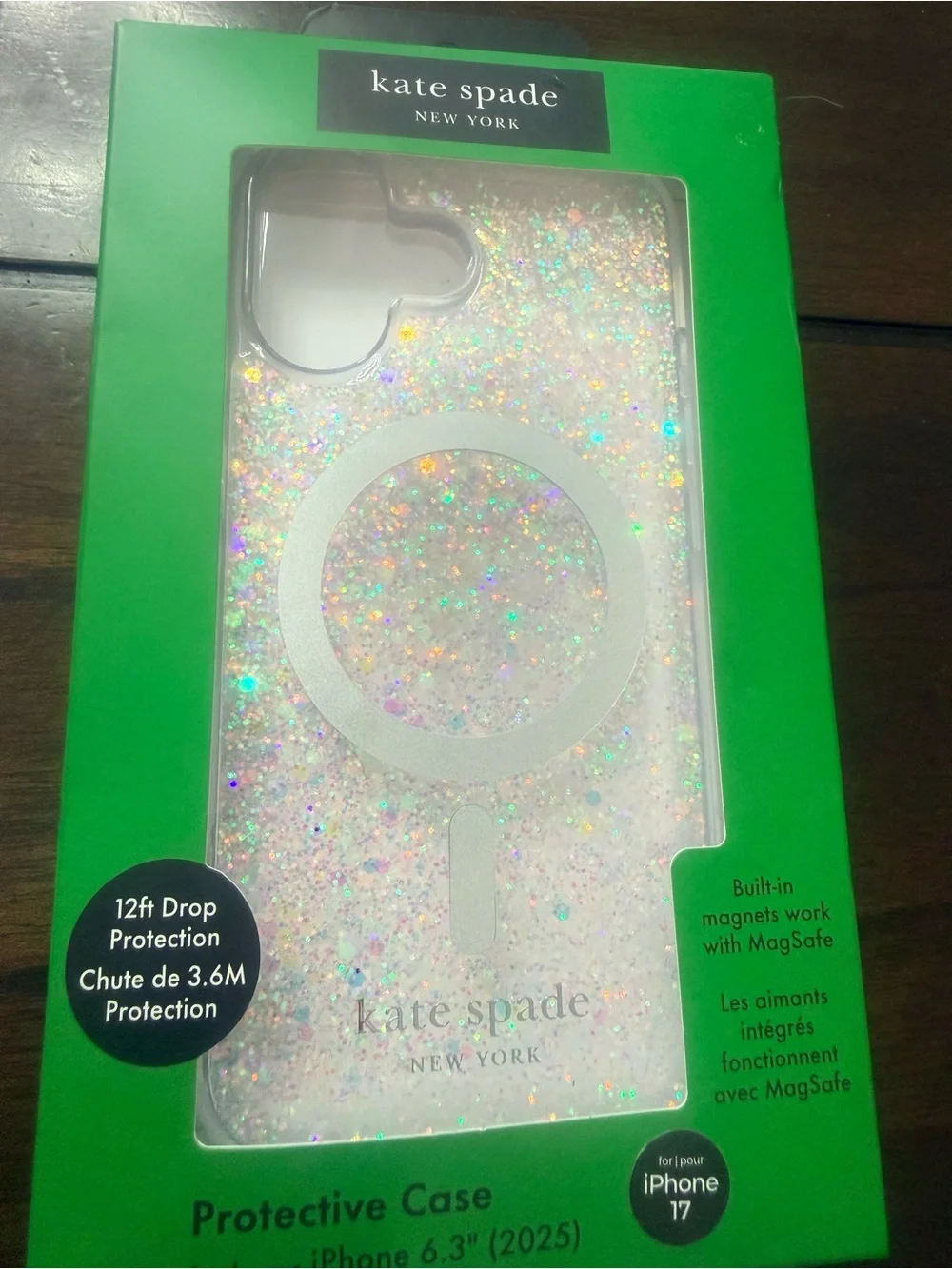 case-mate Iridescent Glitter MagSafe iPhone Case - Multi-Color Sparkle
